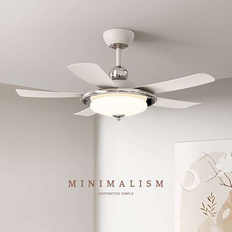 客厅吊灯大厅风扇灯吊扇灯餐厅简约现代奶油风大风力2025年新款