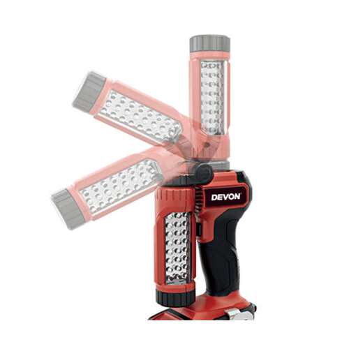 DEVON大有20V锂电充电式挂灯家用野营LED照明灯40小时续航5521