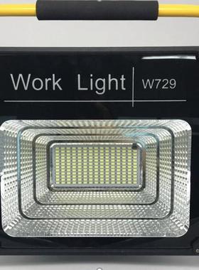 LED投光灯大功率户外工地灯USB直充泛光灯手提照明灯W729