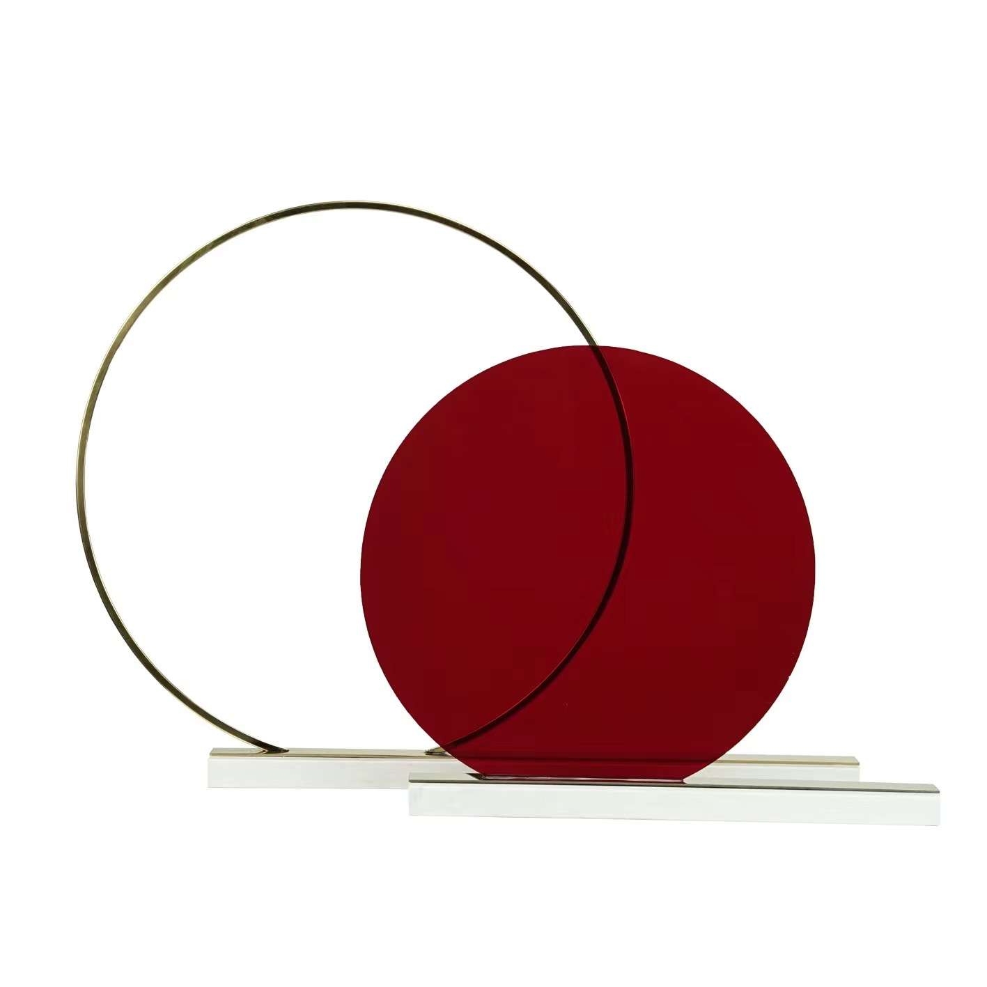 设计简约创意几何造型现代风格摆件轻奢样板房软装装饰桌面摆饰品