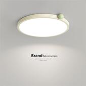 法式 奶油风卧室吸顶灯全光谱儿童房极简护眼灯房间书房灯小奶豆灯