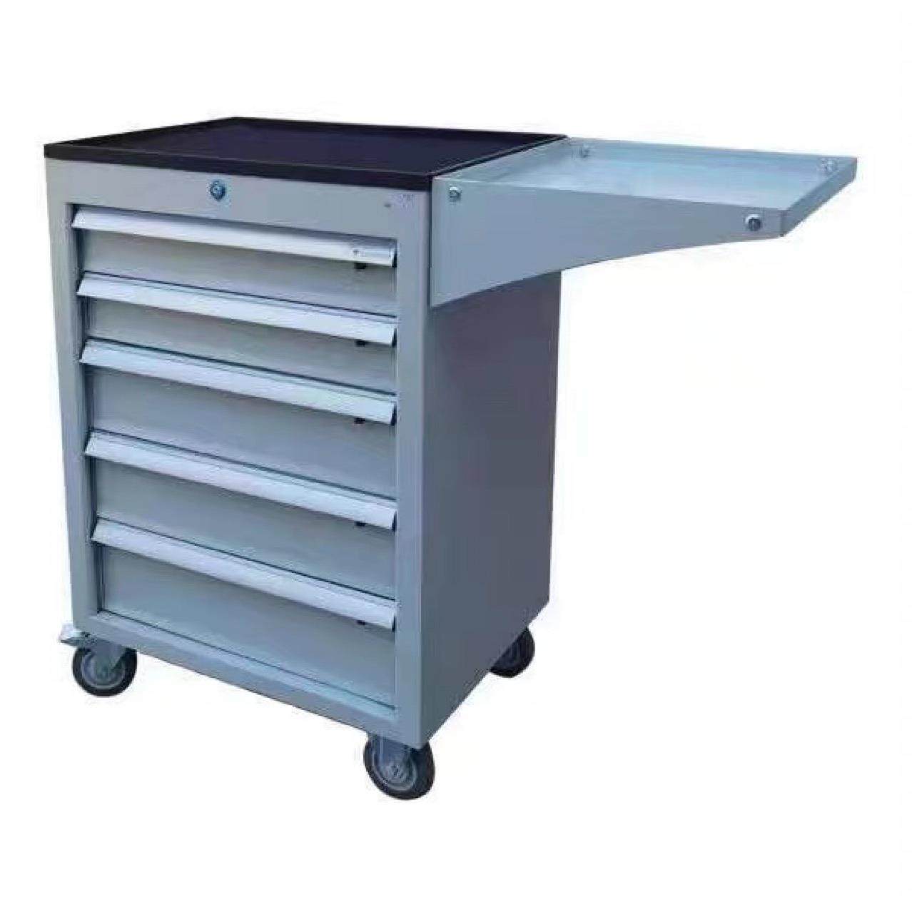 工具车小推车汽修托盘工具箱五抽铁皮工具收手推车搬运车劳动车