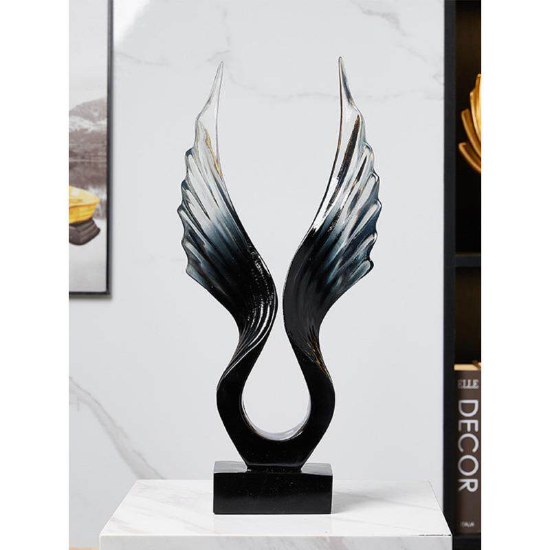 酒柜摆件客厅2026新款轻奢高档客厅电视柜家居饰品办公室大鹏展翅