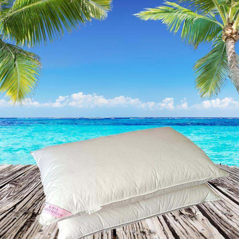 家纺家饰-好材质_羽绒枕纯棉鹅绒枕芯枕头羽绒护颈枕头