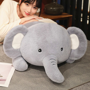 可爱大象玩偶公仔抱枕睡觉软丑萌毛绒玩具床上布娃娃儿童女生专用