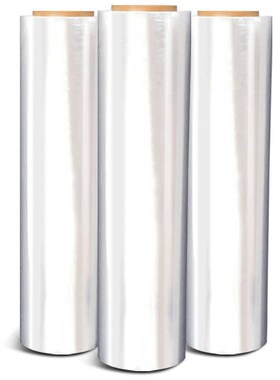 特厚打包膜3丝厚塑料膜大卷PE搬家保护膜50CM宽透明拉伸缠绕膜