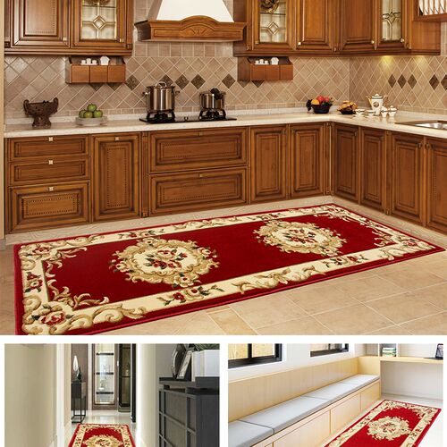 欧式长条地毯 客厅厨房阳台飘窗过道走廊进门卧室 长方形床边门垫