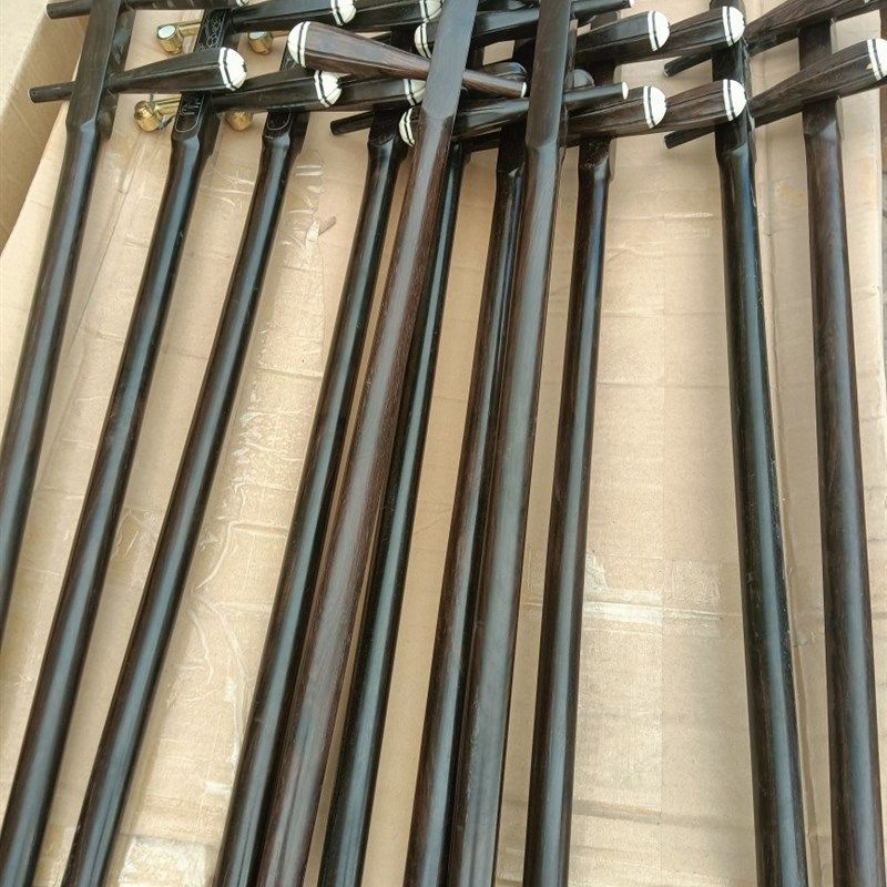 库存处理黑檀二胡杆越胡琴杆数量库存处理二胡乐器配件带琴轴