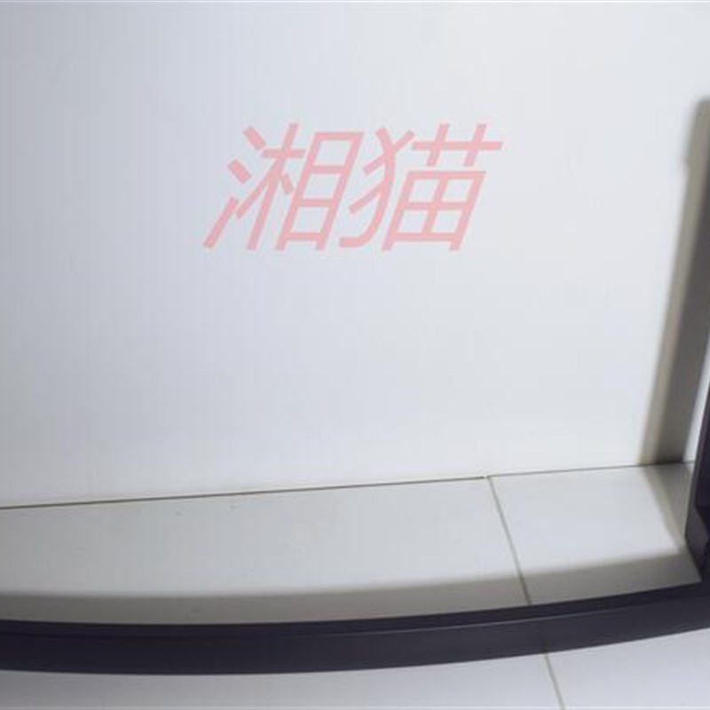 淋浴房隔断干湿分离铝合金材料黑色加厚轨道金属