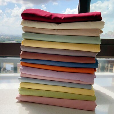 定制订做100支长绒棉床单磨毛榻榻米炕被单子3米超大任意尺寸