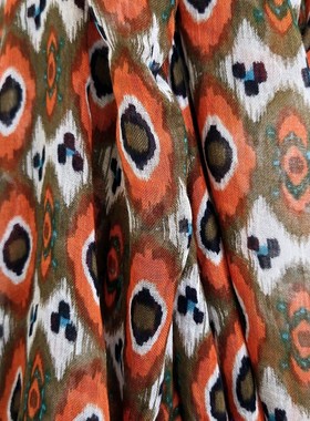 Massimo Dutti女士围巾欧美风薄款印花披肩多用途沙滩巾