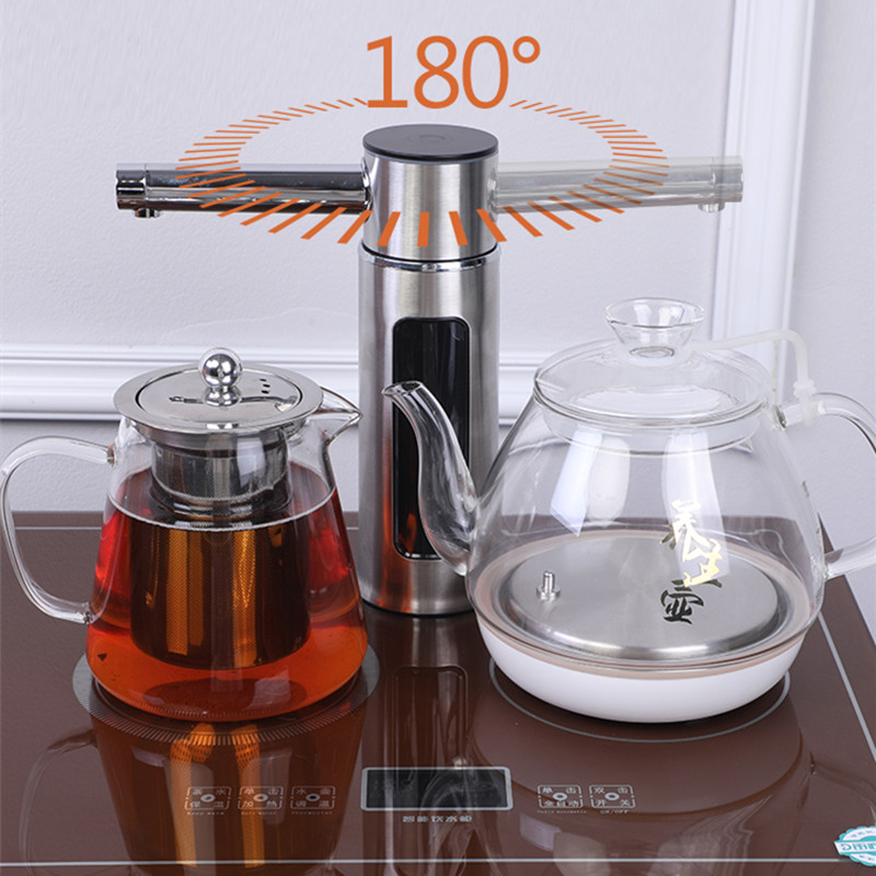 笛浪全自动中式实木茶吧机多功能遥控饮水机家用饮水柜木质茶水柜