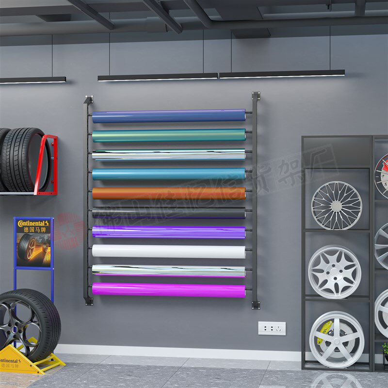 汽车膜太阳膜展示架玻璃膜车衣改色膜展示架布料面料台布桌布货架