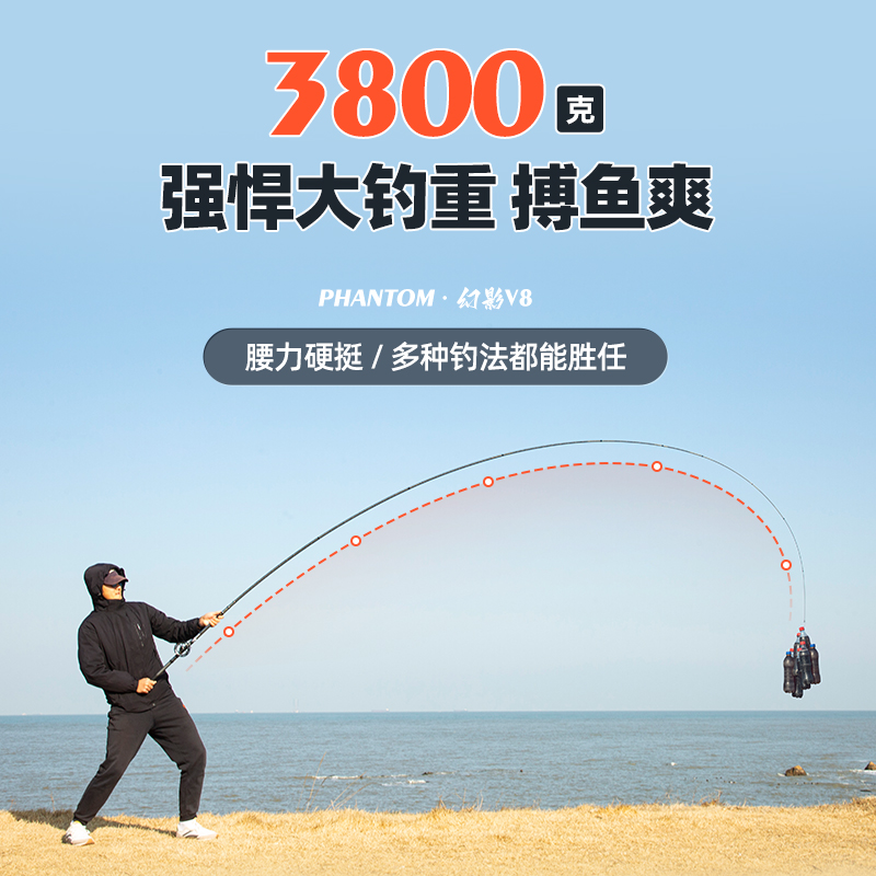 新款前打竿19调超轻超硬高碳不剪线三定位谷麦钓竿逗钓竿鱼杆滑漂