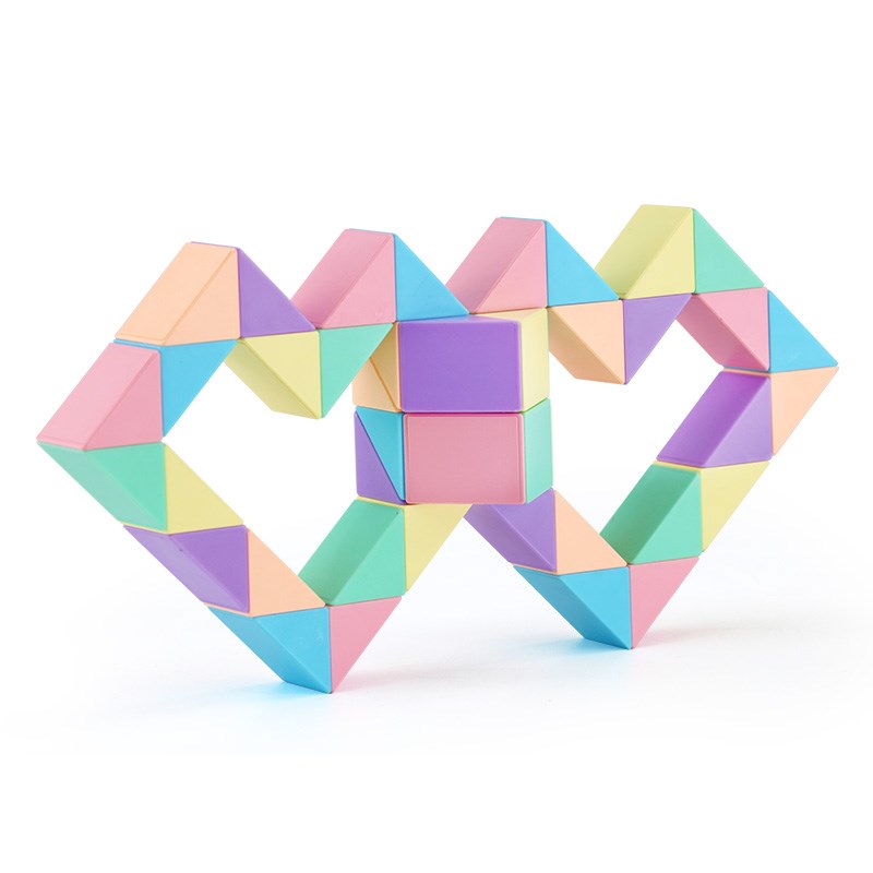 魔域百变魔尺24段36节48段72段幼儿园三阶彩色魔方块儿童益智玩具