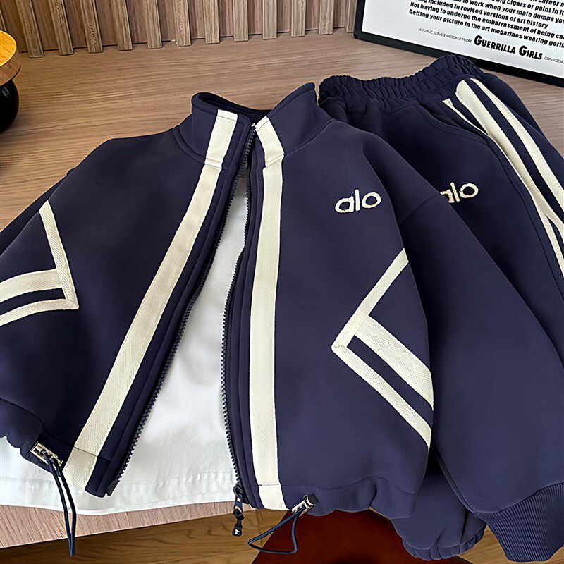 男童套装春秋装2025新款男孩帅气时髦秋冬季儿童休闲运动两件套潮