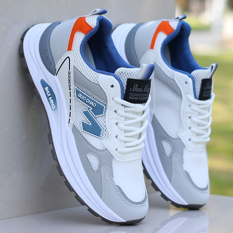 男鞋夏季镂空透气洞洞网鞋青少年百搭休闲软底防滑跑步鞋防臭凉鞋