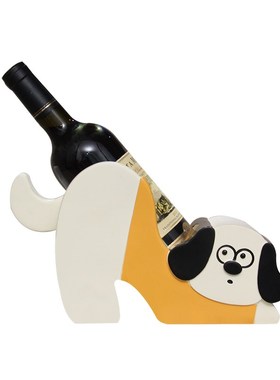 可爱长耳狗红酒架摆件客厅酒柜餐边展示柜装饰品葡萄酒托乔迁礼物