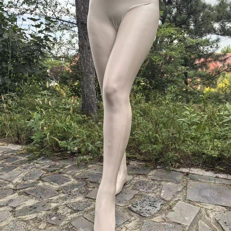 夏日爆款女款紧身彩色连脚打底裤光泽外穿弹力丝滑秋季薄款健美裤