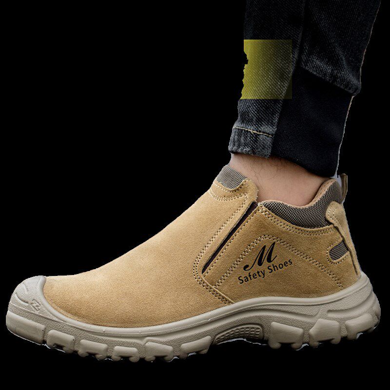 劳保鞋夏季透气男款防砸防刺穿钢头轻便工作老保带钢板工地电焊工