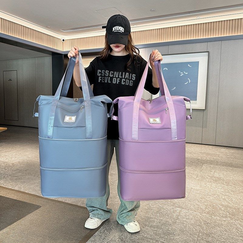 短途旅行包女大容量轻便待产包旅游收纳袋手提防水双肩背包行李包