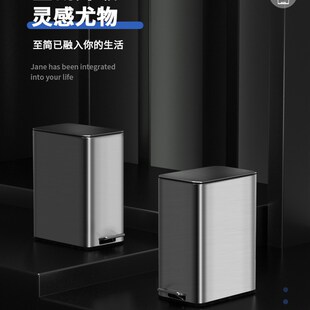 加高厨房垃圾桶家用大号防臭干湿分离高颜值窄边桶
