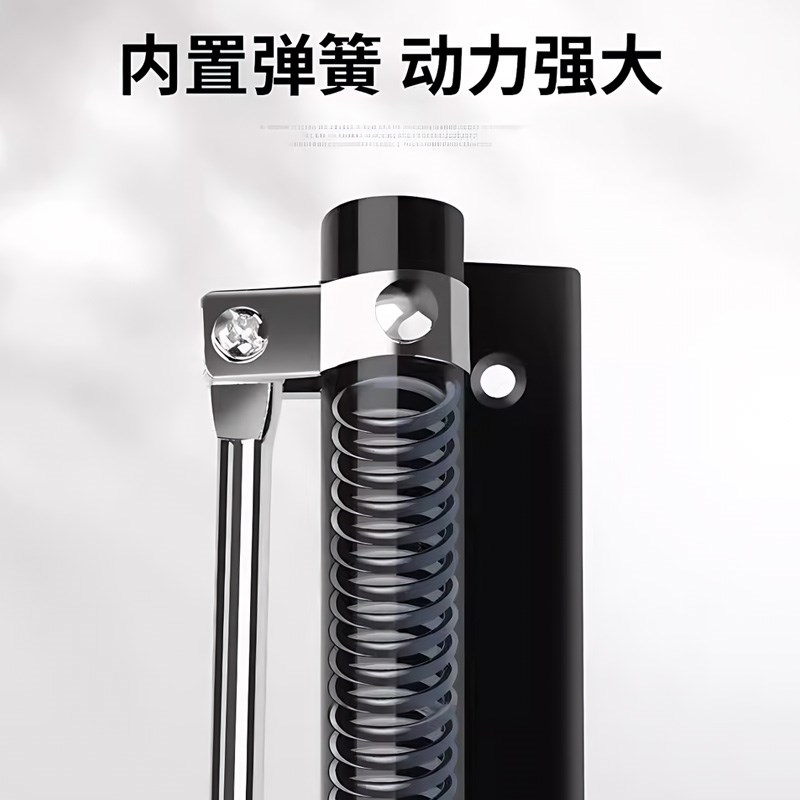 简易闭门器家用木门锁门神器自动弹簧闭合器外开关门回弹装置阻尼