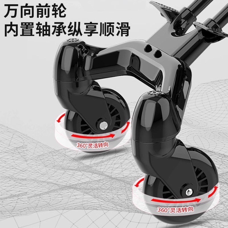旅游带娃神器遛娃婴儿车轻便可折叠一个人宝宝溜娃手推车小型