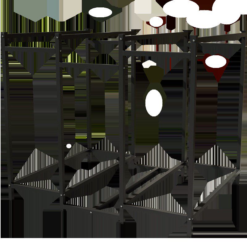 大型落地衣架户外晒被子防风露天阳台简易楼顶别墅加厚抗风挂衣架