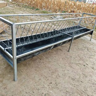 羊槽食槽新款双面羊槽养殖喂羊食槽羊草架子免费到村养羊槽子