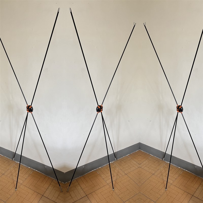 防风X展架齿轮60x16080x180便携折叠支架广告展示架海报架