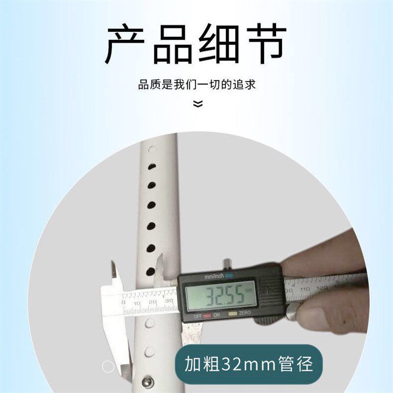 简易免打孔安装伸缩杆晾衣杆卧室窗帘杆卫生间浴帘杆晾衣架多用杆