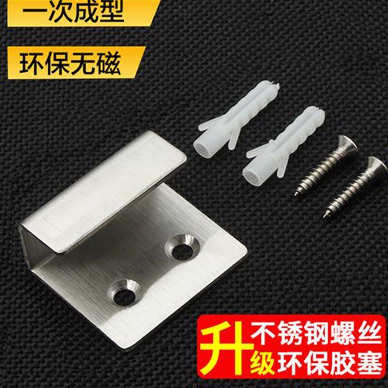 卡扣挂不锈钢挂样挂件片托架扣件挂干挂画板瓷砖挂钩配件码
