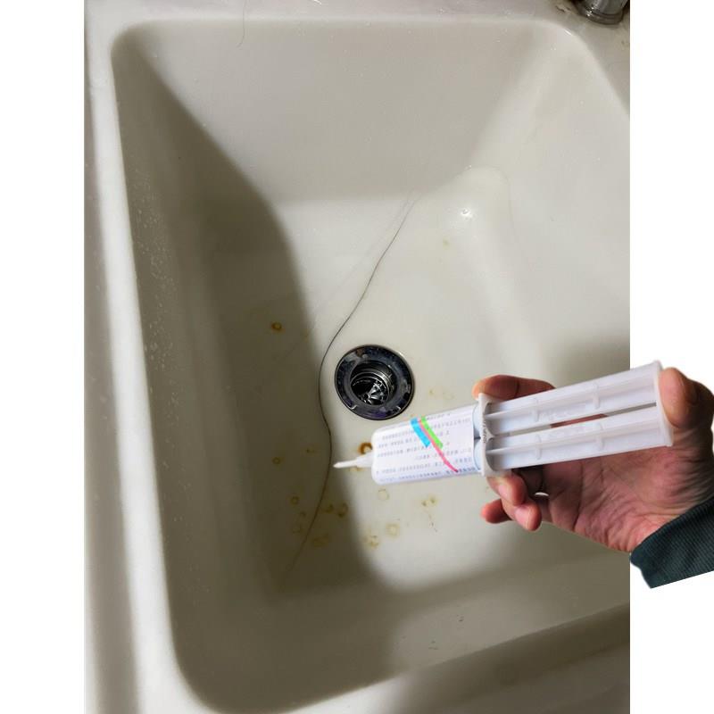 洗手盆胶水裂纹裂缝防水补漏陶瓷B洗脸盆破裂漏水修补剂专用瓷砖