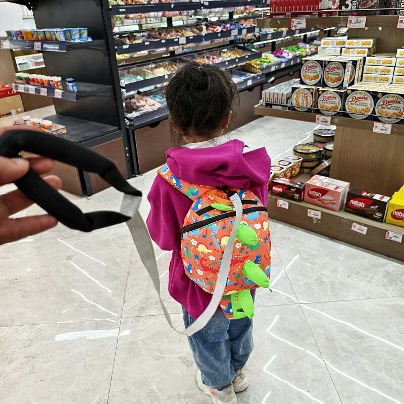 儿童外出小背包幼儿园书包小班恐龙双肩包宝宝出门遛娃包防走失包