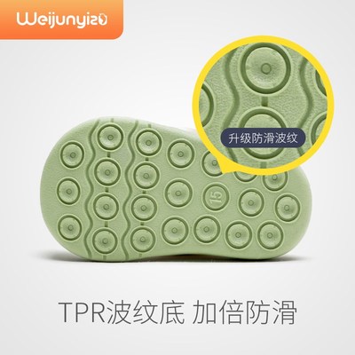 宝宝凉鞋学步鞋夏季婴儿鞋子软底机能1一3岁男童凉鞋女宝网面透气