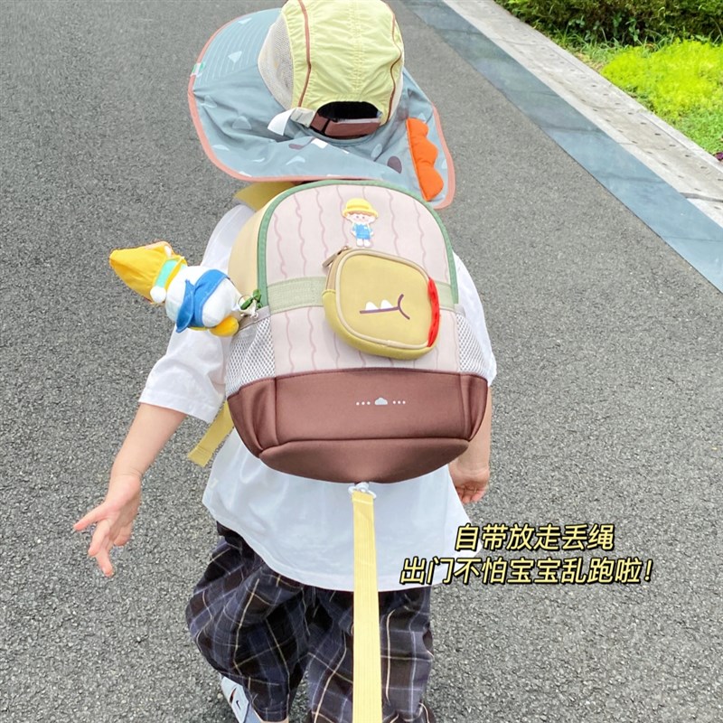 书包幼儿园女孩男孩入园书包儿童小班书包KK树超轻外出双肩包揹包