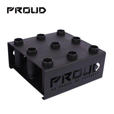 PROUD九孔杠铃杆储存架 健身房家用奥杆储存架