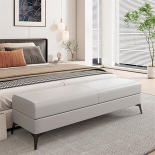 储物床尾凳卧室床榻夫妻皮长条凳换鞋凳床头边收纳沙发凳长凳床边