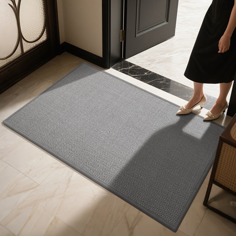 入户门地垫耐脏防滑免洗加厚门垫家用简约玄关地毯除尘脚垫不起球