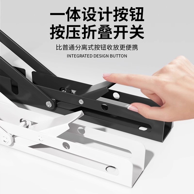 厨房墙上置物架折叠免打孔木板一字壁挂墙面隔板层板书架桌面板