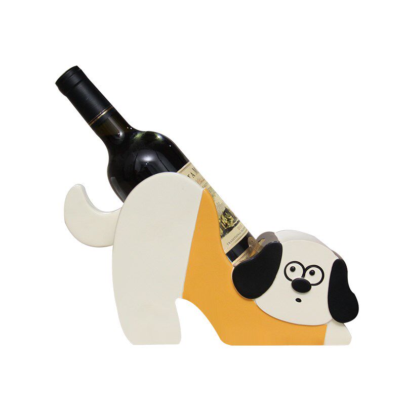 可爱长耳狗红酒架摆件客厅酒柜餐边展示柜装饰品葡萄酒托乔迁礼物
