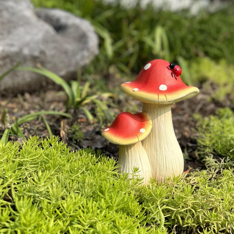 户外园林蘑菇院子摆件庭院花园草坪名宿幼儿园装饰布置造景搭配