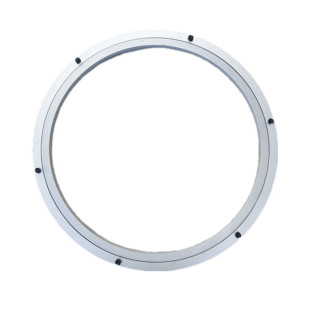 圆桌火锅转盘底座饭店家用桌面玻璃空心旋转轴餐桌铝合金轨道转盘