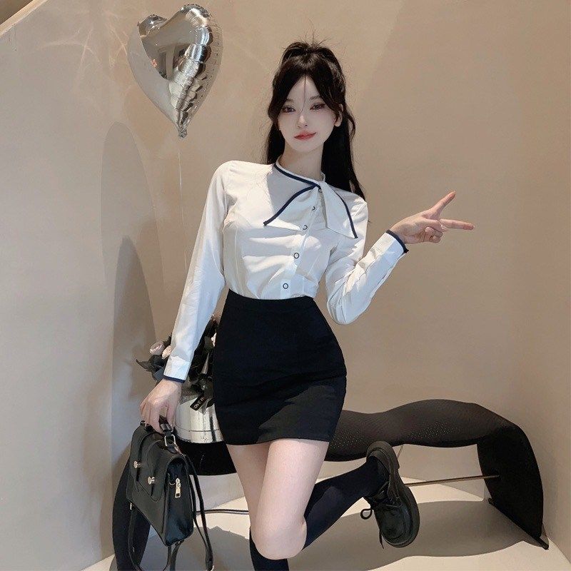 空姐职业套装秋冬新款气质美容院足浴技J师高端前台女工作服两件