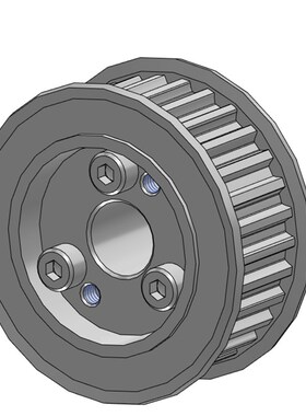 8M40齿 齿宽32/42/52 免键涨紧轮 精加工标准选孔同步带轮