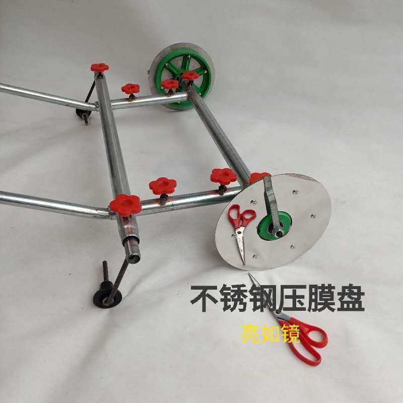大蒜覆膜机膜机人力蒜头盖膜器洋葱地膜机覆膜机草莓水池