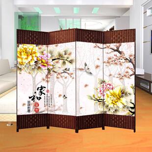 简易屏风隔断折屏折叠卧室双面隔断客厅现代简约玄关办公美容养生
