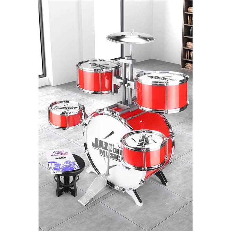 大童号儿架子鼓玩具初学者敲鼓乐器鼓家用爵打士男孩3-6岁女1