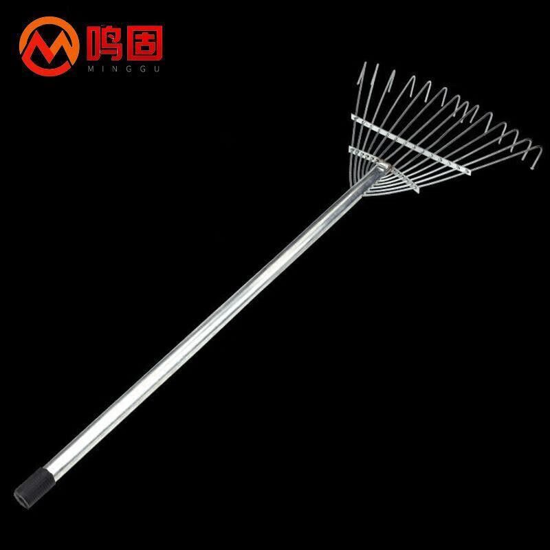 鸣固14齿树叶n耙子农用工具除草耙子铁耙子
